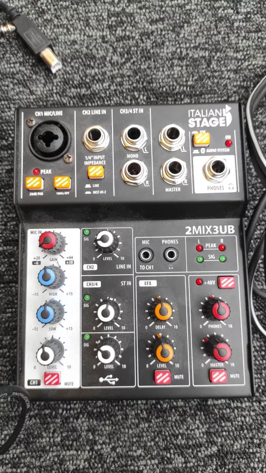 Mixer Analogico Italian Stage 2MIX3UB