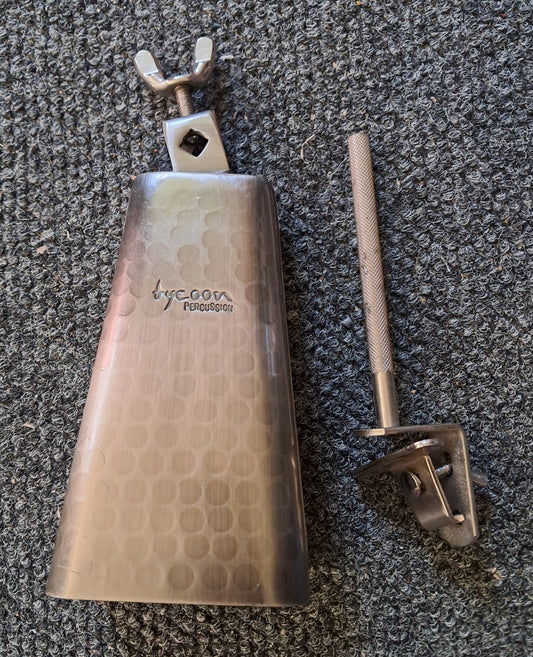 Campanaccio in acciaio martellato Tycoon 8"