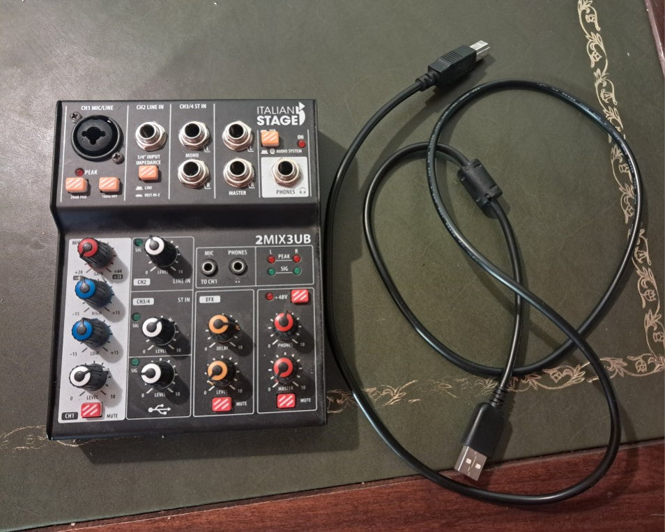 Analog Mixer Italian Stage 2MIX3UB